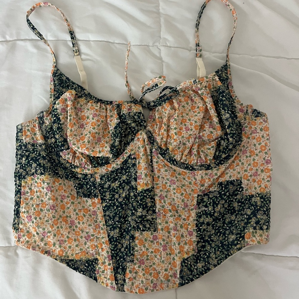 URBAN OUTFITTERS Out From Under Devon Seersucker Corset